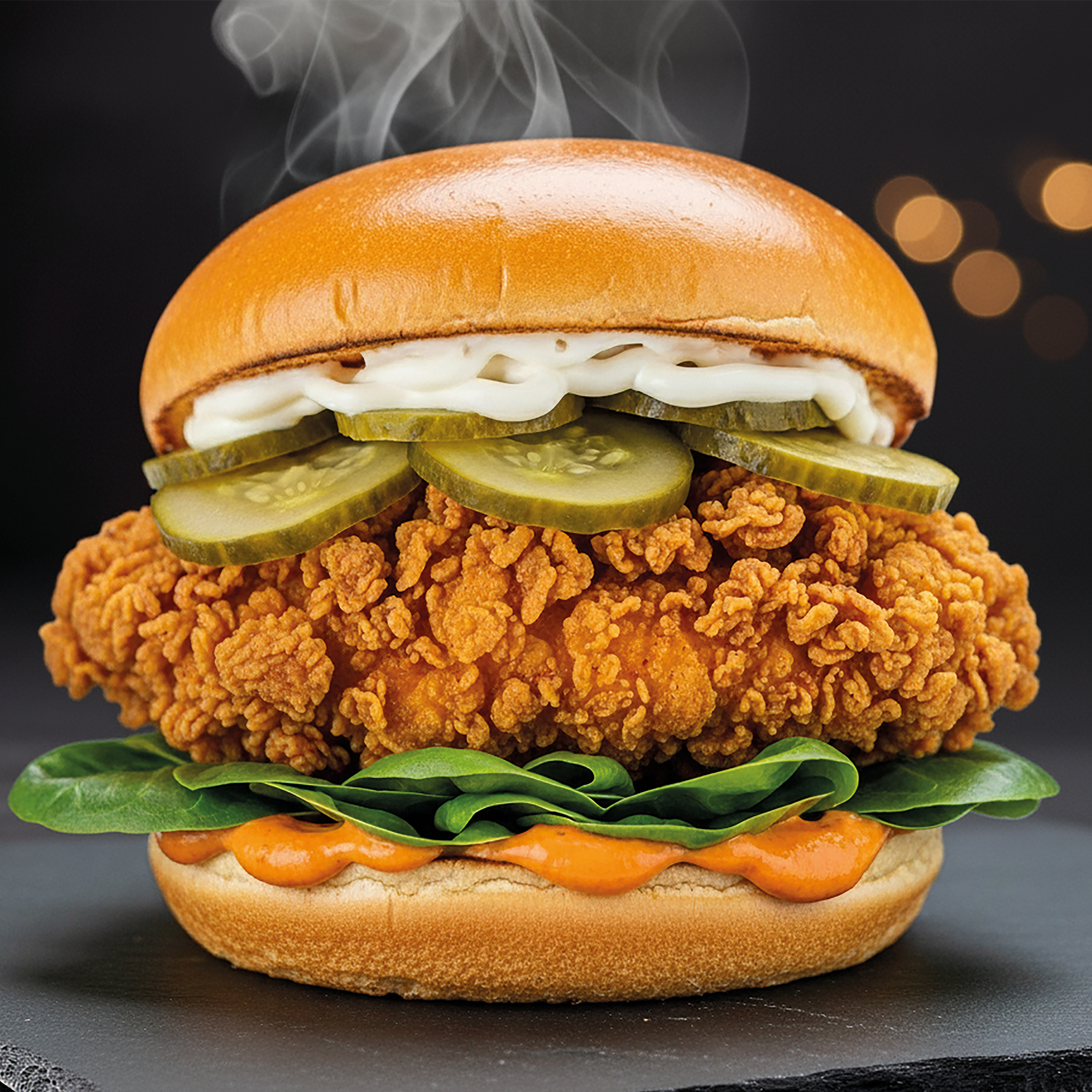 Q-Bab Knackhendl Burger